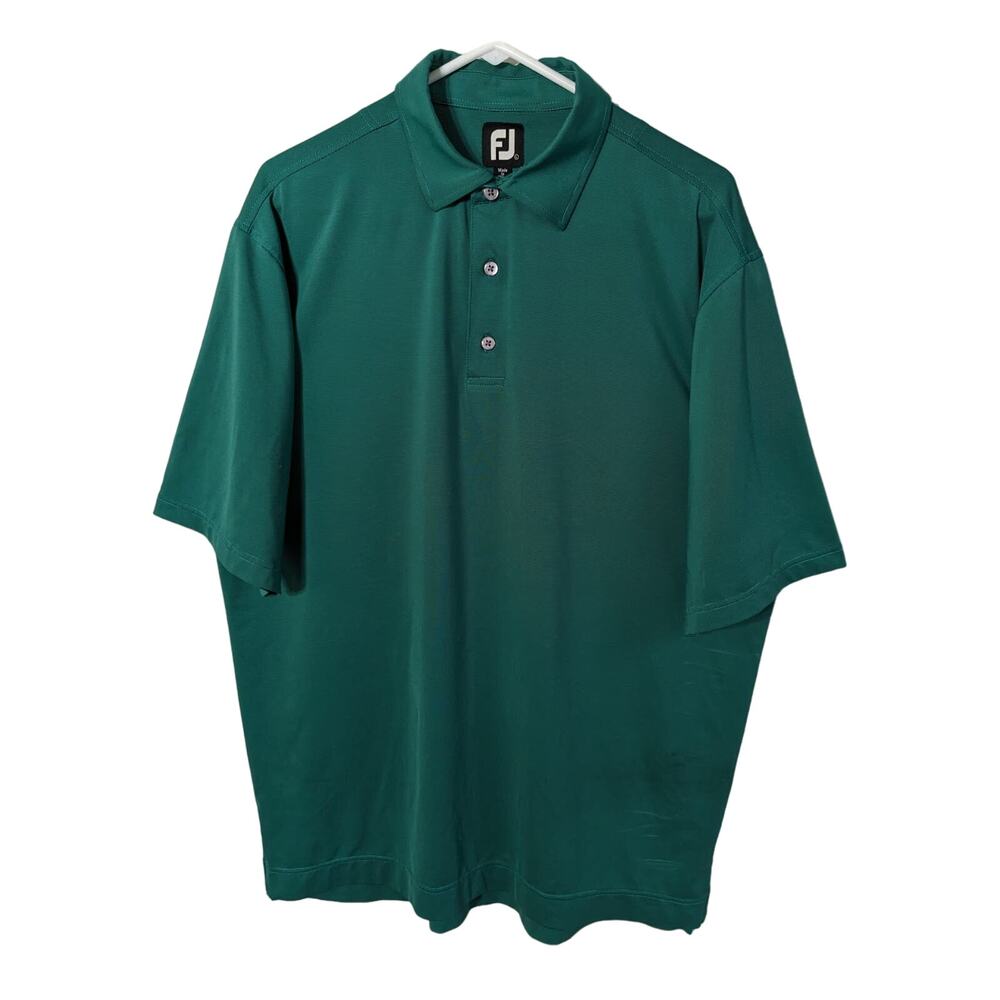 FootJoy Green Golf Polo Size Large Active Performance